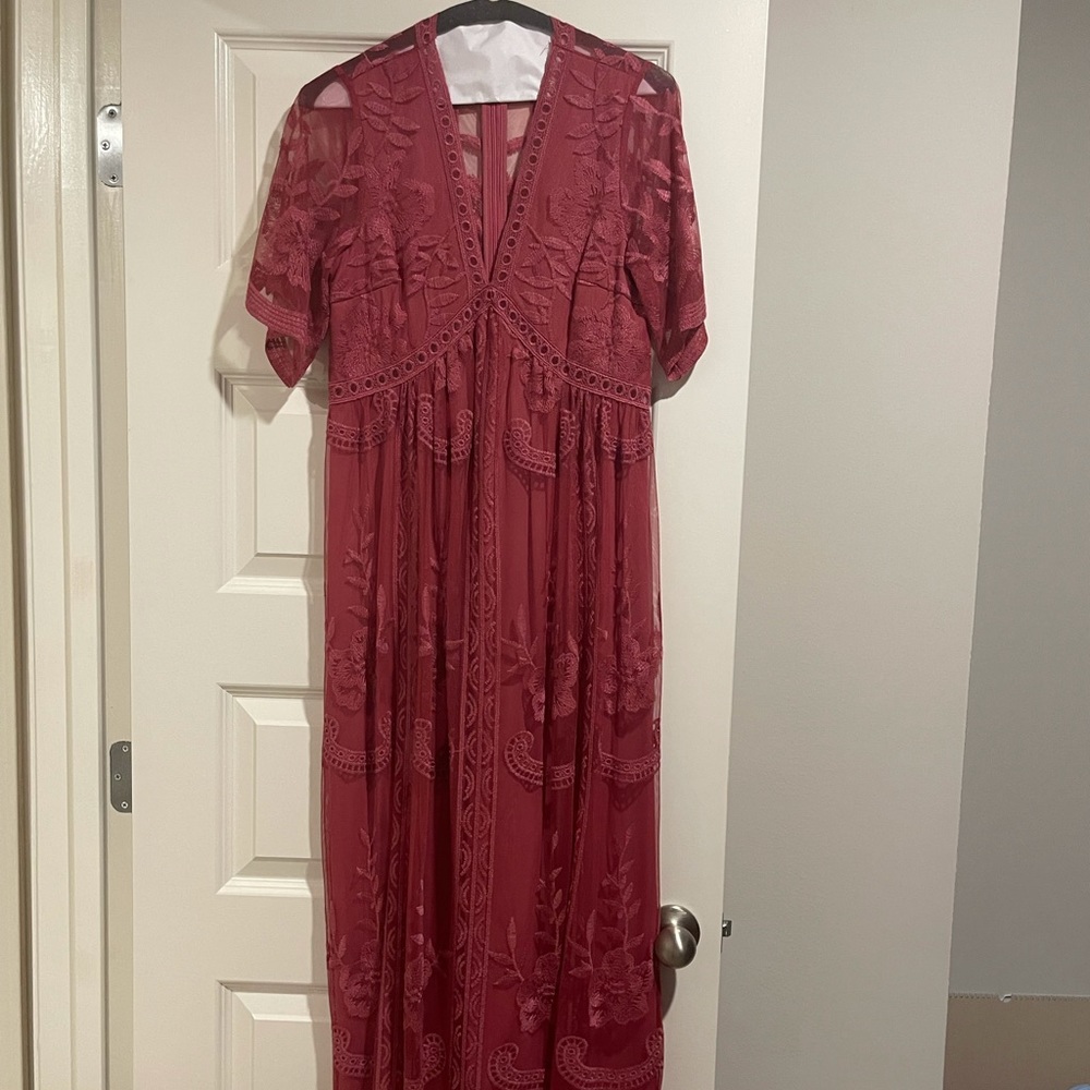 Pink Blush Maternity Dress Size S